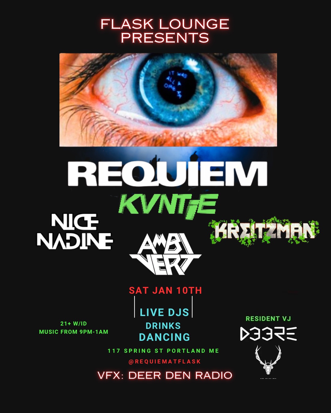 requiem flyer for January